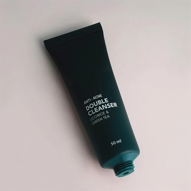 50ml Customized Printing Matte Empty PE Plastic Cosmetic Packaging Tube Skincare Container Facial Cleanser Tube