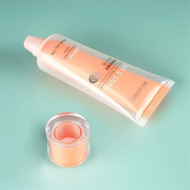 60g Cosmetic Packaging Hand Cream Dual Chamber Tube